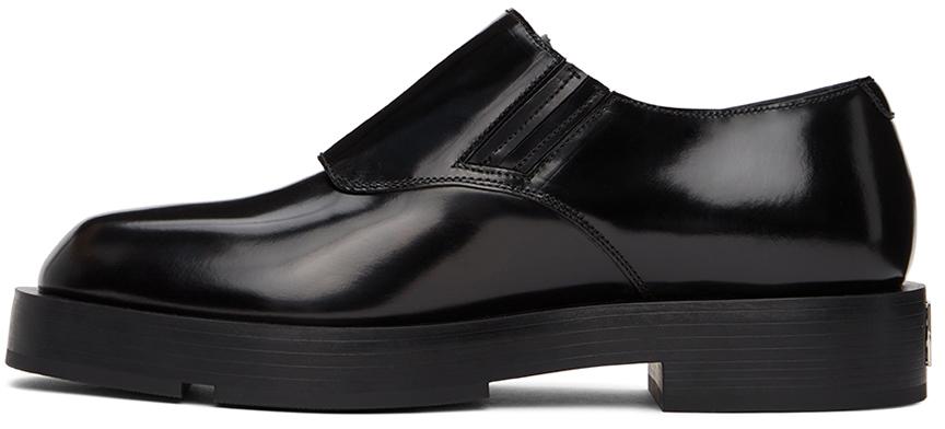 Black Squared Buckle Loafers商品第3张图片规格展示