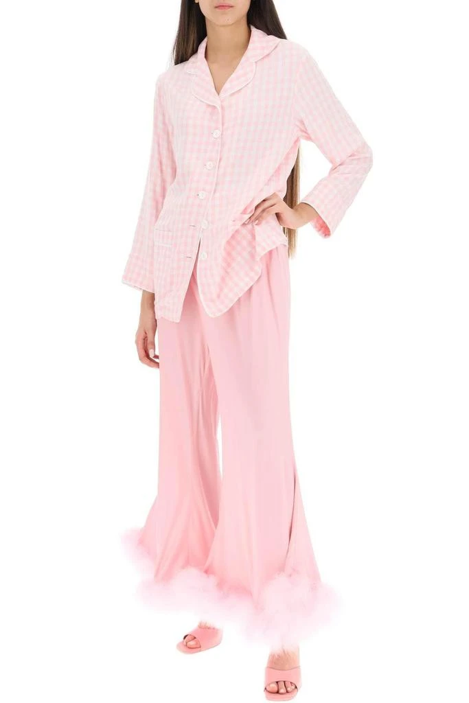 商品Sleeper|'BOUDOIR' PAJAMA PANTS WITH FEATHERS,价格¥652,第2张图片详细描述