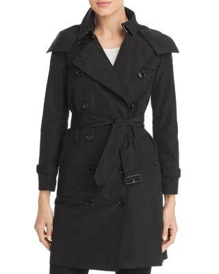 商品Burberry|Kensington Hooded Trench Coat,价格¥5139,第1张图片