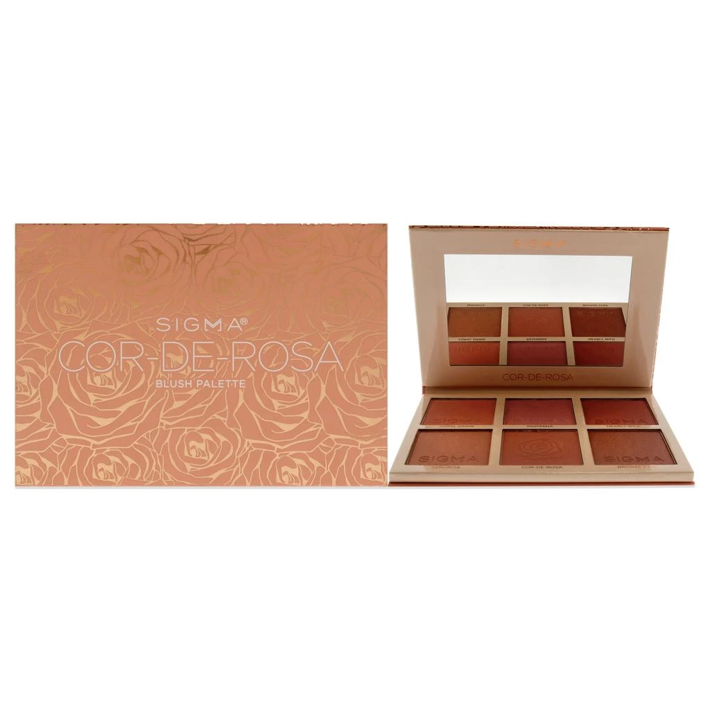 商品Sigma Beauty|Cor-De-Rosa Blush Palette by SIGMA Beauty for Women - 0.88 oz Blush,价格¥312,第4张图片详细描述