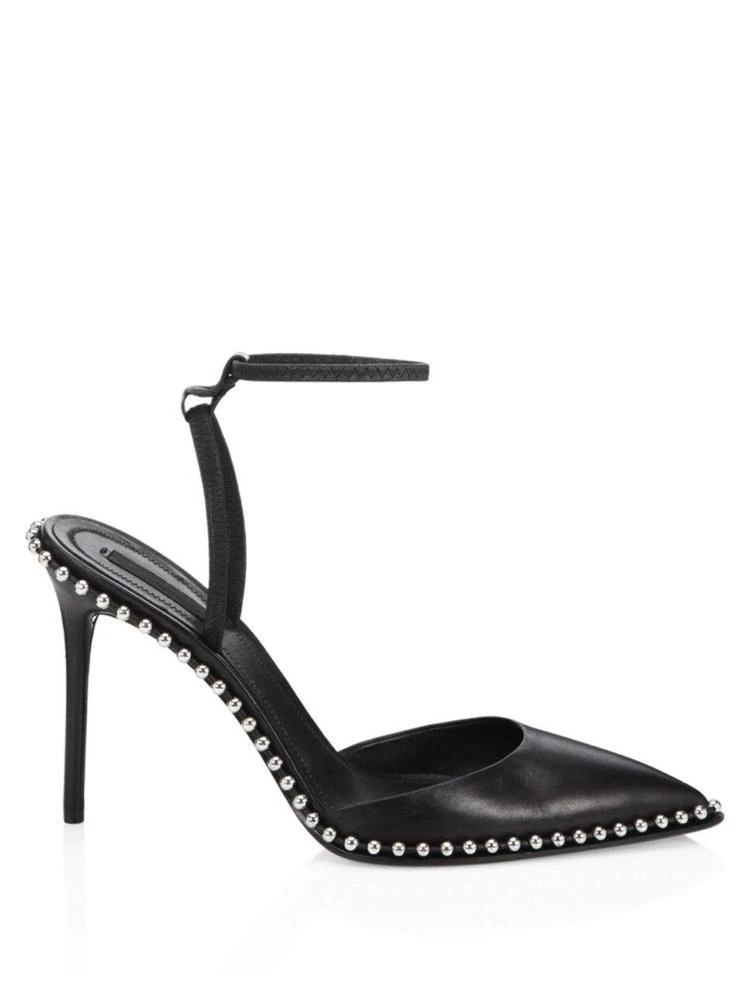 商品Alexander Wang|Rina Leather Slingback Pumps,价格¥4479,第5张图片详细描述