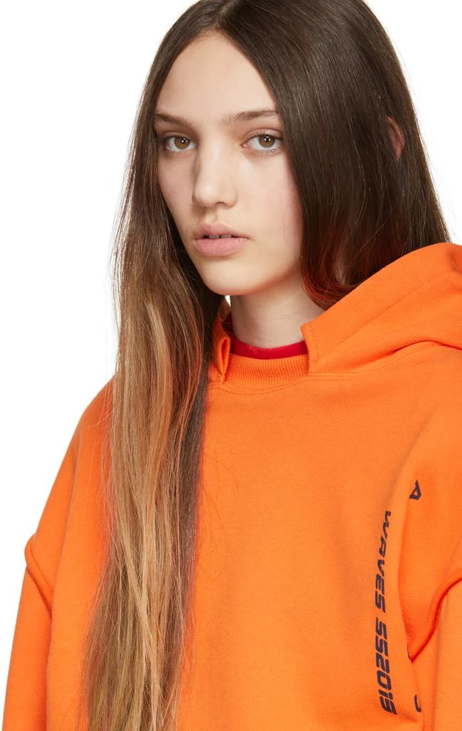 商品Ambush|Orange 'Waves' Hoodie,价格¥2162,第4张图片详细描述