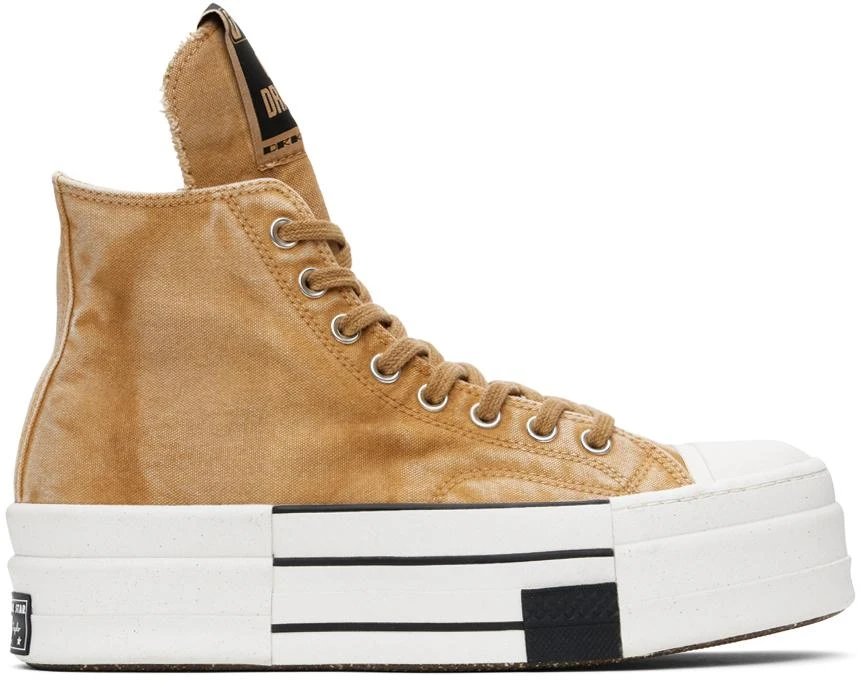 商品Rick Owens|Orange Converse Edition DBL Drkstar Sneakers,价格¥1022,第1张图片