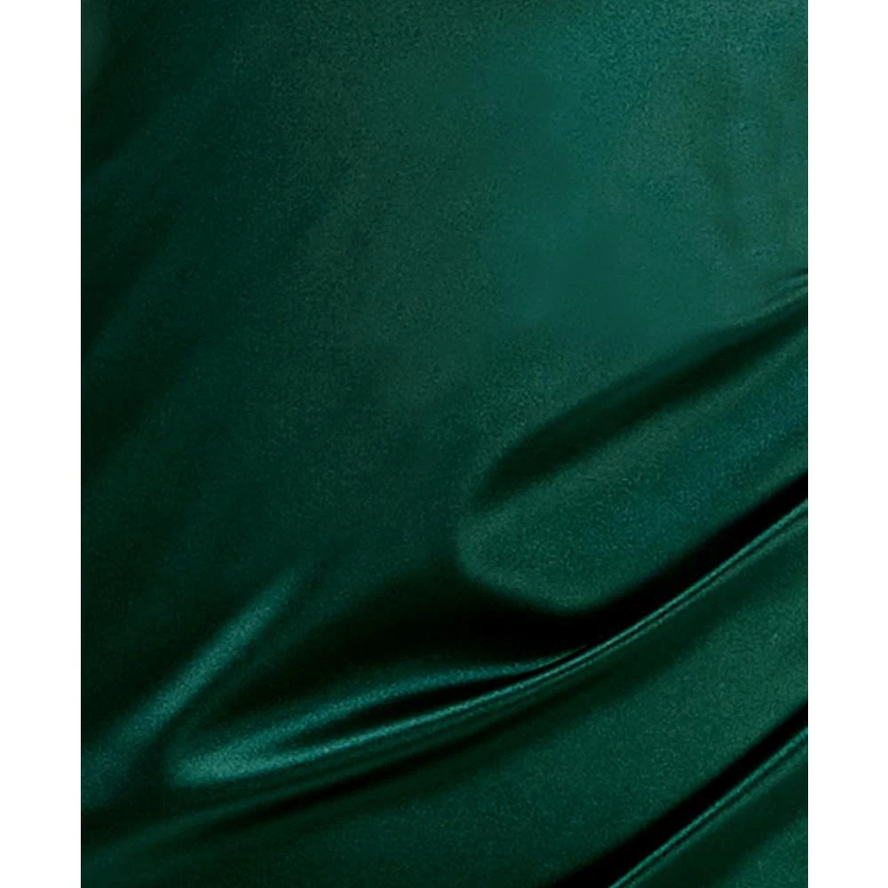 商品Emerald Sundae|Juniors' Satin One-Shoulder Bodycon Dress,价格¥206,第4张图片详细描述