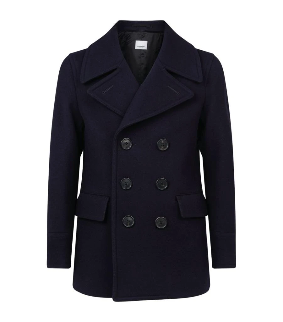 商品Burberry|Double-Breasted Pea Coat,价格¥11883,第1张图片