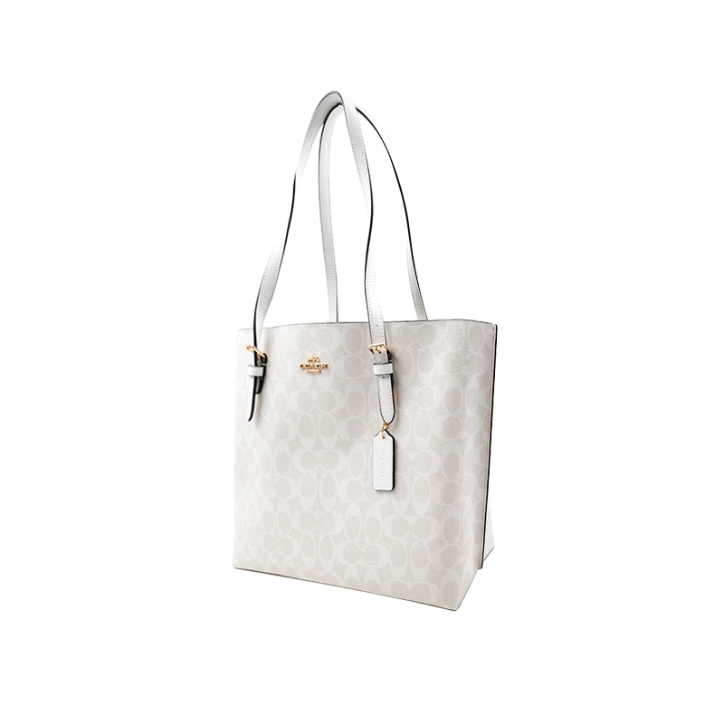 COACH 奥莱款Mollie女士PVC配皮带拉链隔层托特包 1665IMRFF 商品