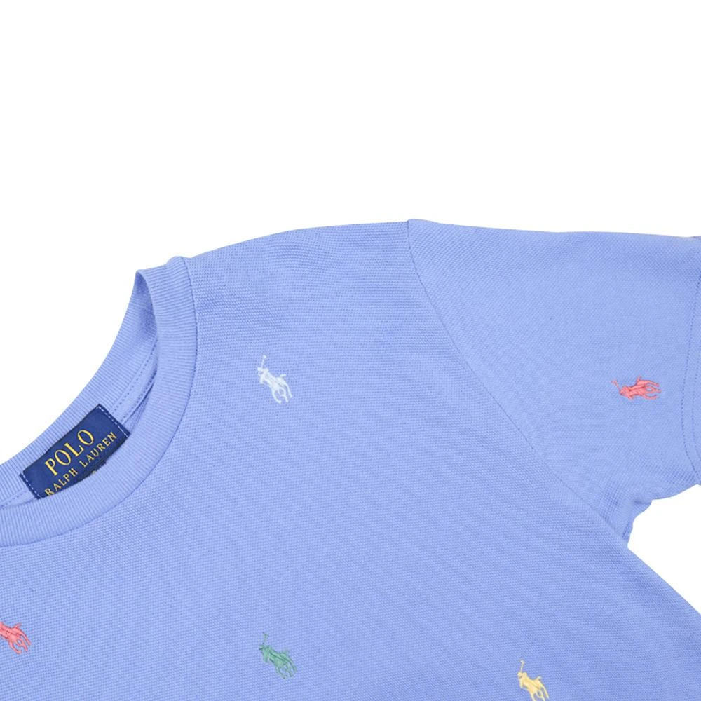 商品Ralph Lauren|Blue Repeat Pony Logo Short Sleeve T Shirt,价格¥163,第3张图片详细描述