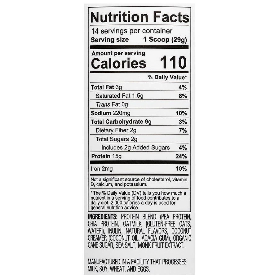 商品Tone It Up|Plant-Based Protein Powder Vanilla,价格¥186,第4张图片详细描述