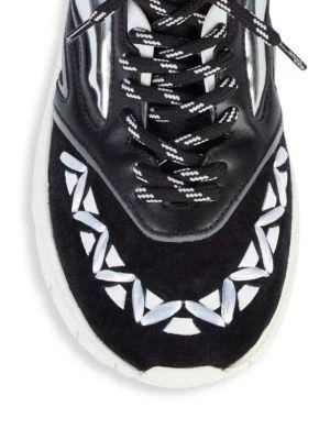 商品Valentino|Heroes Reflex Mixed Media Sneakers,价格¥3191,第4张图片详细描述
