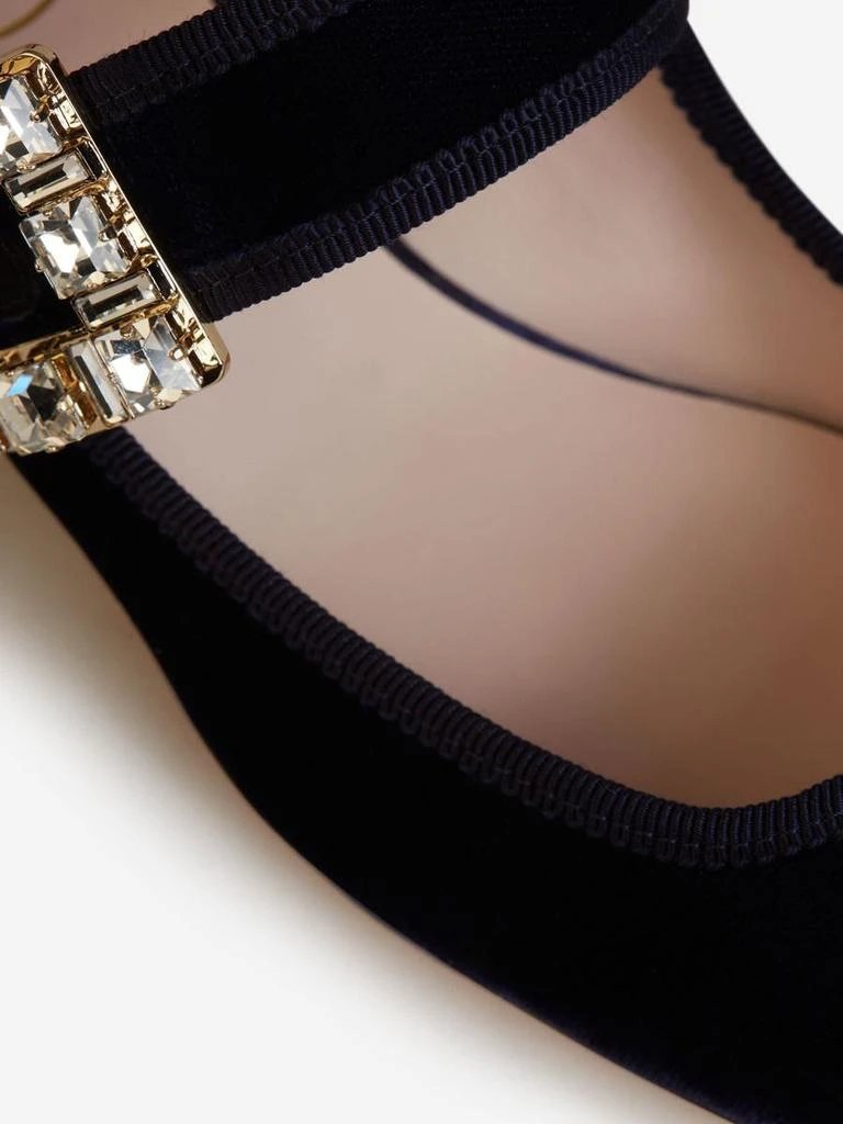 商品Roger Vivier|Roger Vivier Velvet Mary Jane Shoes,价格¥6899,第4张图片详细描述