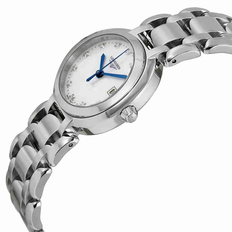 商品Longines|PrimaLuna Diamond White Mother of Pearl Dial Ladies Watch L8.110.4.87.6,价格¥8097,第2张图片详细描述