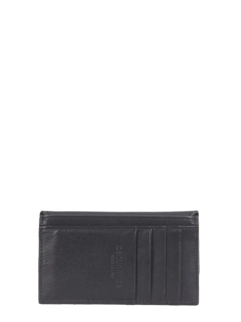 商品DSQUARED2|DSQUARED2 LEATHER CARD HOLDER,价格¥1333,第3张图片详细描述