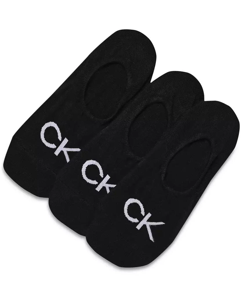 商品Calvin Klein|Women's 3-Pk. Logo Knit Liner Socks,价格¥86,第1张图片
