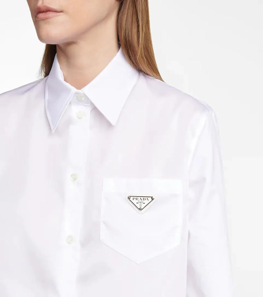 商品Prada|Re-Nylon and cotton shirt,价格¥7345,第5张图片详细描述