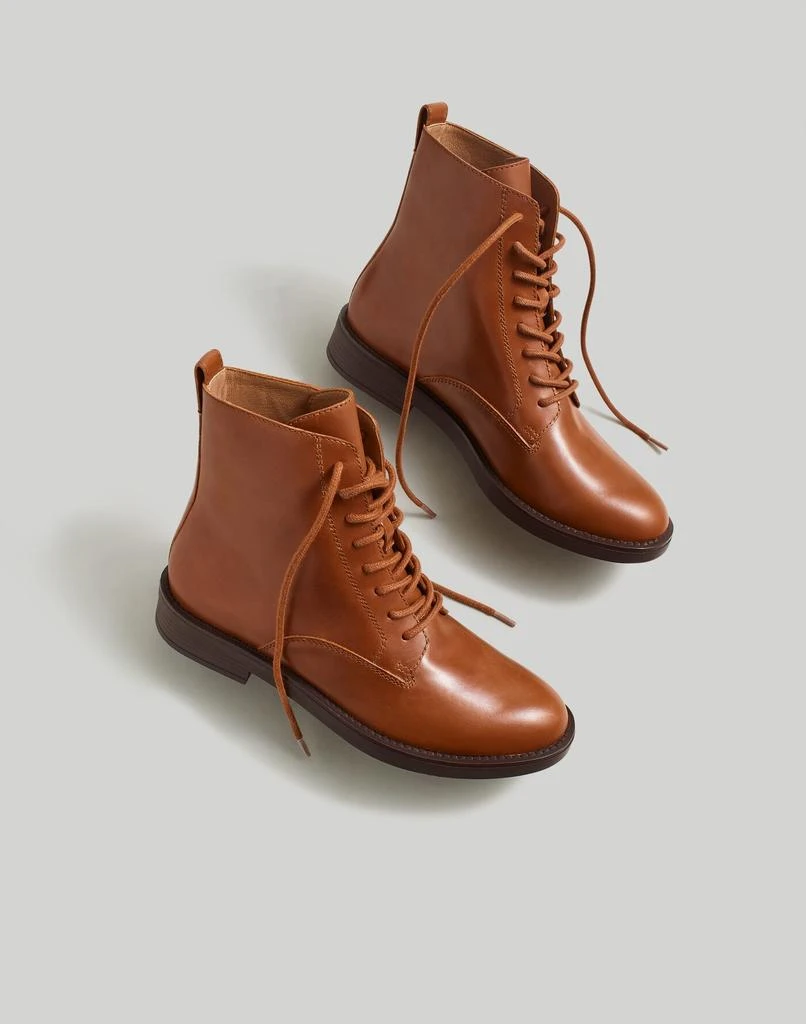 商品Madewell|The Evelyn Lace-Up Ankle Boot,价格¥555,第1张图片