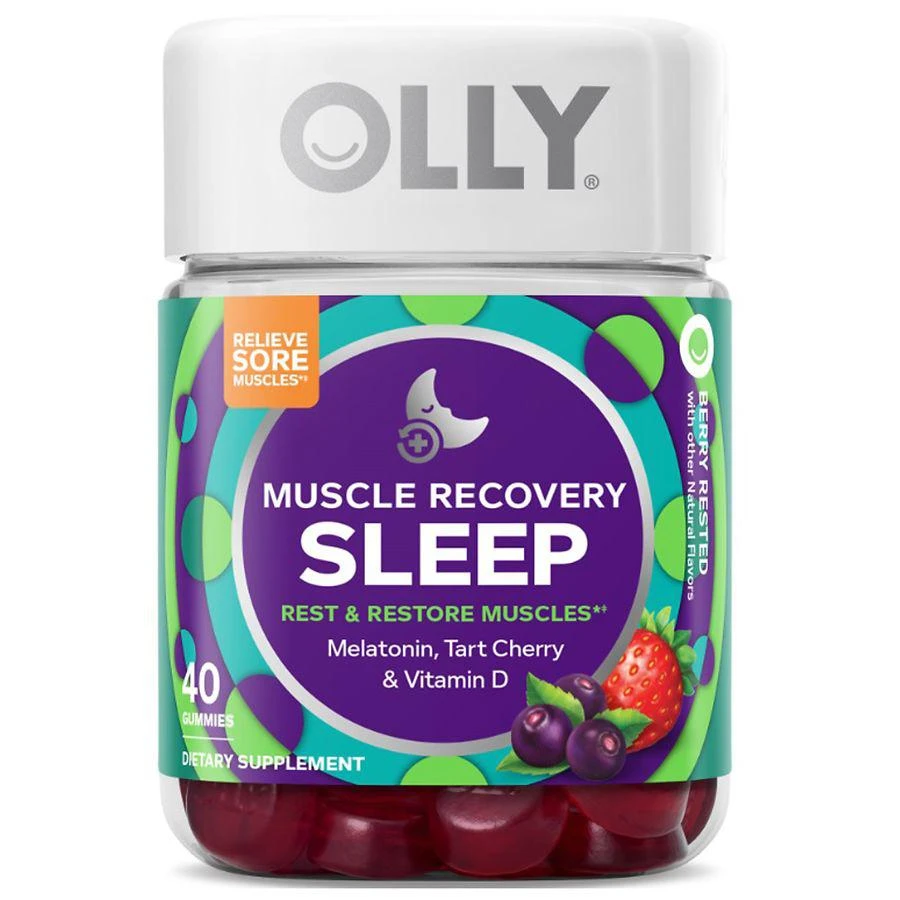 商品OLLY|Muscle Recovery Sleep Berry Rested,价格¥117,第1张图片