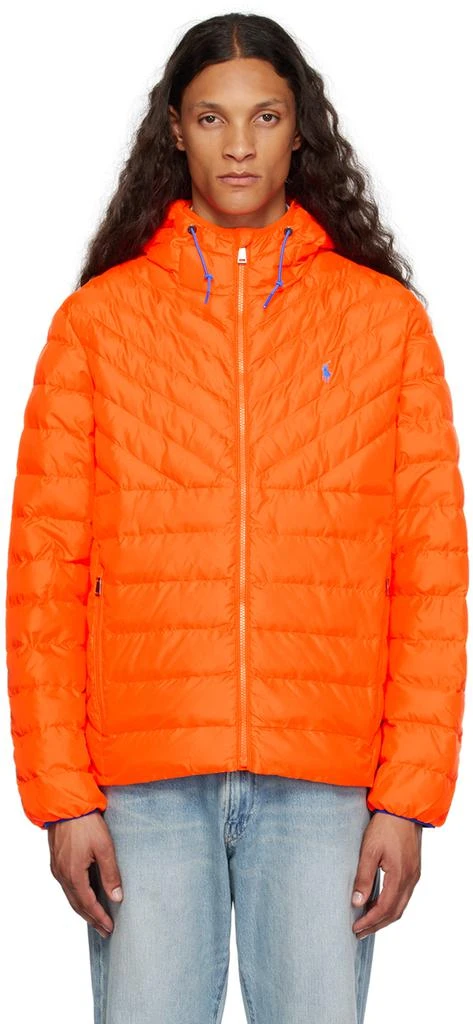 商品Ralph Lauren|Orange Hooded Jacket,价格¥1391,第1张图片