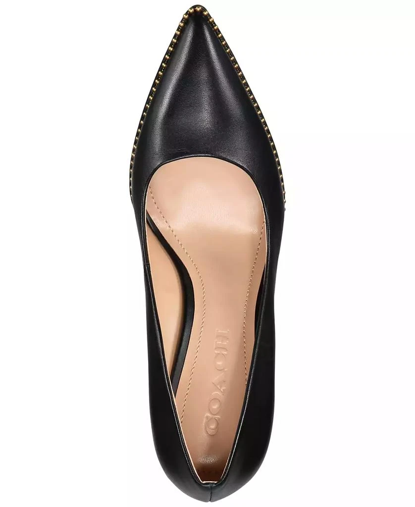 商品Coach|Women's Waverly Beadchain Pumps,价格¥588,第4张图片详细描述