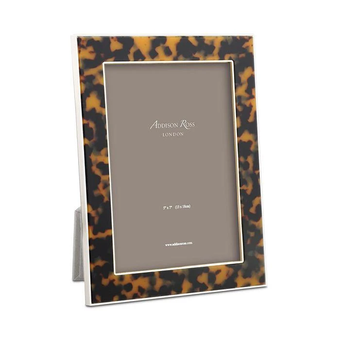 商品Addison Ross|Faux Tortoiseshell & Silverplate Picture Frame, 5" x 7",价格¥732,第1张图片