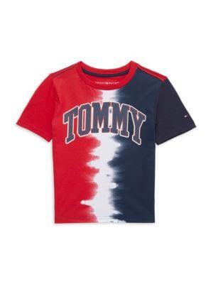 商品Tommy Hilfiger|Little Boy's Tie-Dye Logo T-Shirt,价格¥95,第1张图片