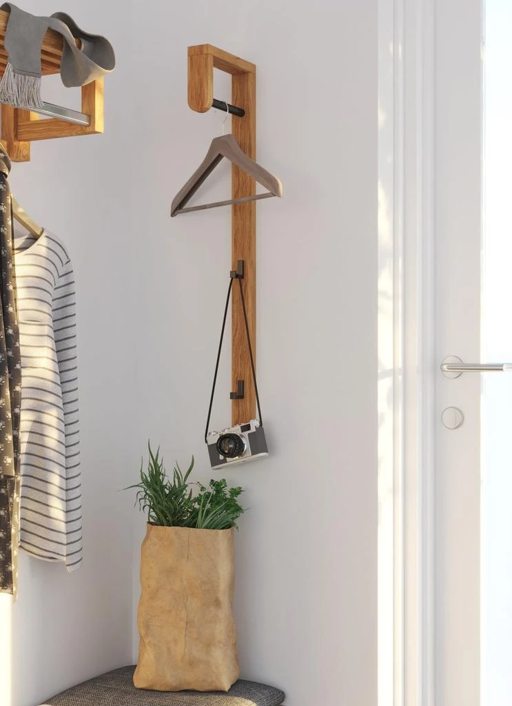 商品Woodek Design|Scandinavian Entryway Modern Wooden Coat Rack / WOODY,价格¥755,第1张图片