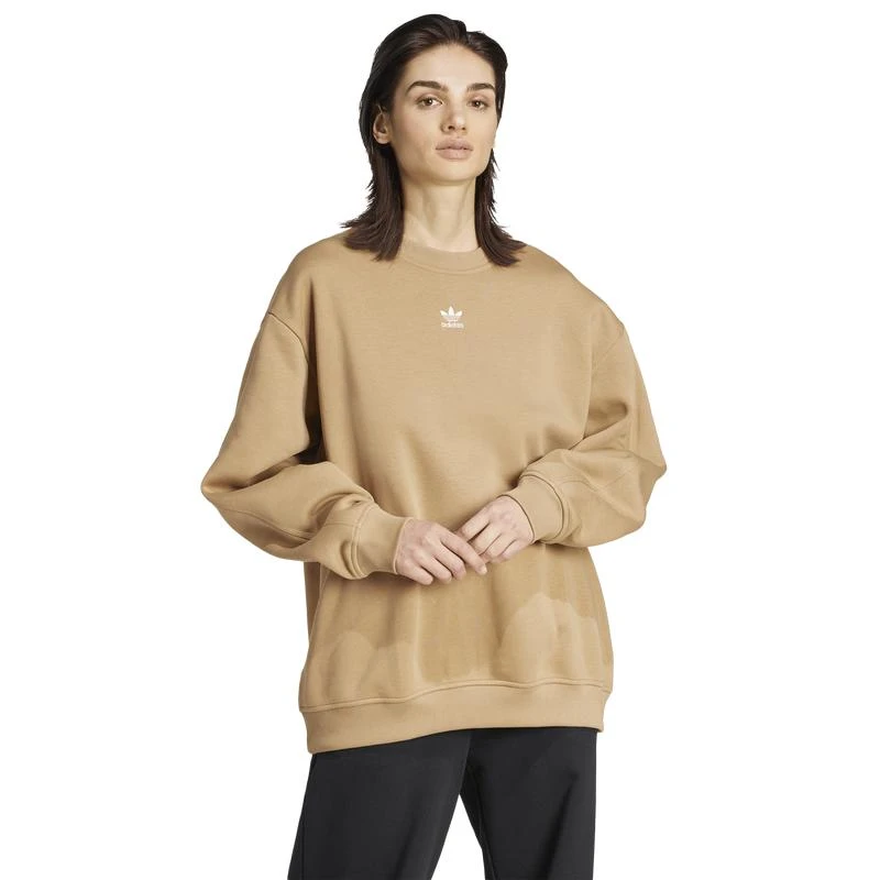 商品Adidas|adidas Originals Essentials Fleece Oversized Crewneck Sweater - Women's,价格¥409,第1张图片