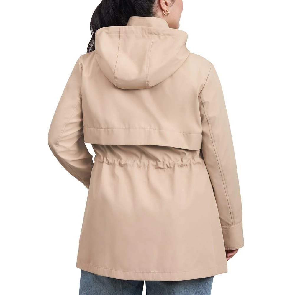 商品Michael Kors|Women's Plus Size Hooded Water-Resistant Anorak Coat,价格¥1497,第2张图片详细描述