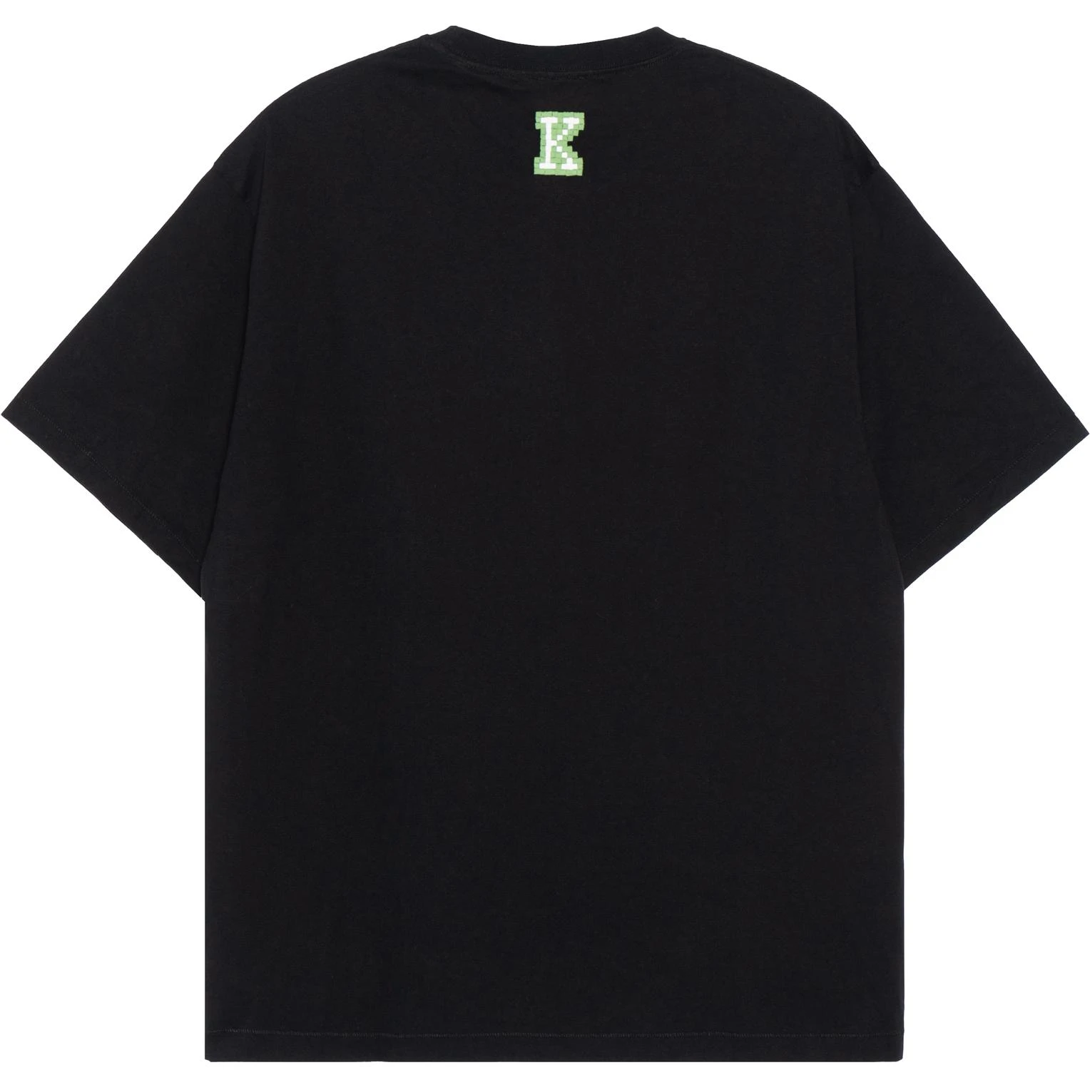 商品[国内直发] Kenzo|像素风系列 SS23 Logo老虎图案印花圆领套头短袖T恤 男款 黑色,价格¥1305,第3张图片详细描述