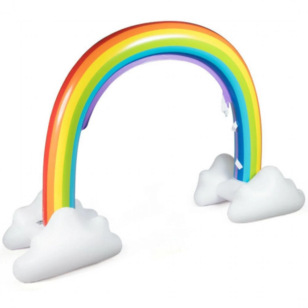 商品Hivvago|Inflatable Rainbow Sprinkler Backyard Games Outside Water Toy Yard,价格¥508,第1张图片