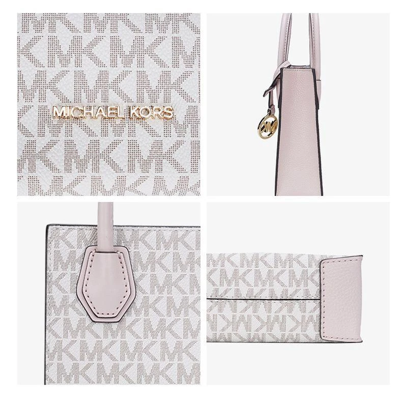 商品Michael Kors|美国直邮MK奥莱款复古老花满印女手提托特包琴谱风琴包迷你Mercer,价格¥2213,第12张图片详细描述