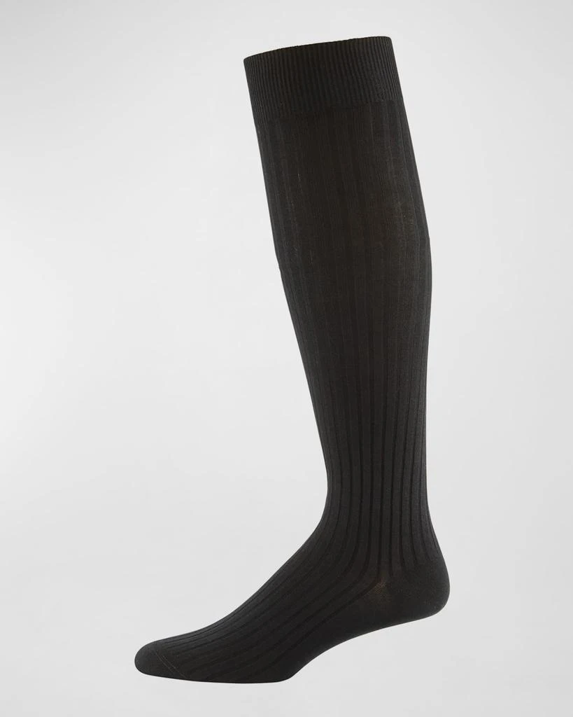 商品Neiman Marcus|Core-Spun Socks, Over-the-Calf,价格¥219,第1张图片