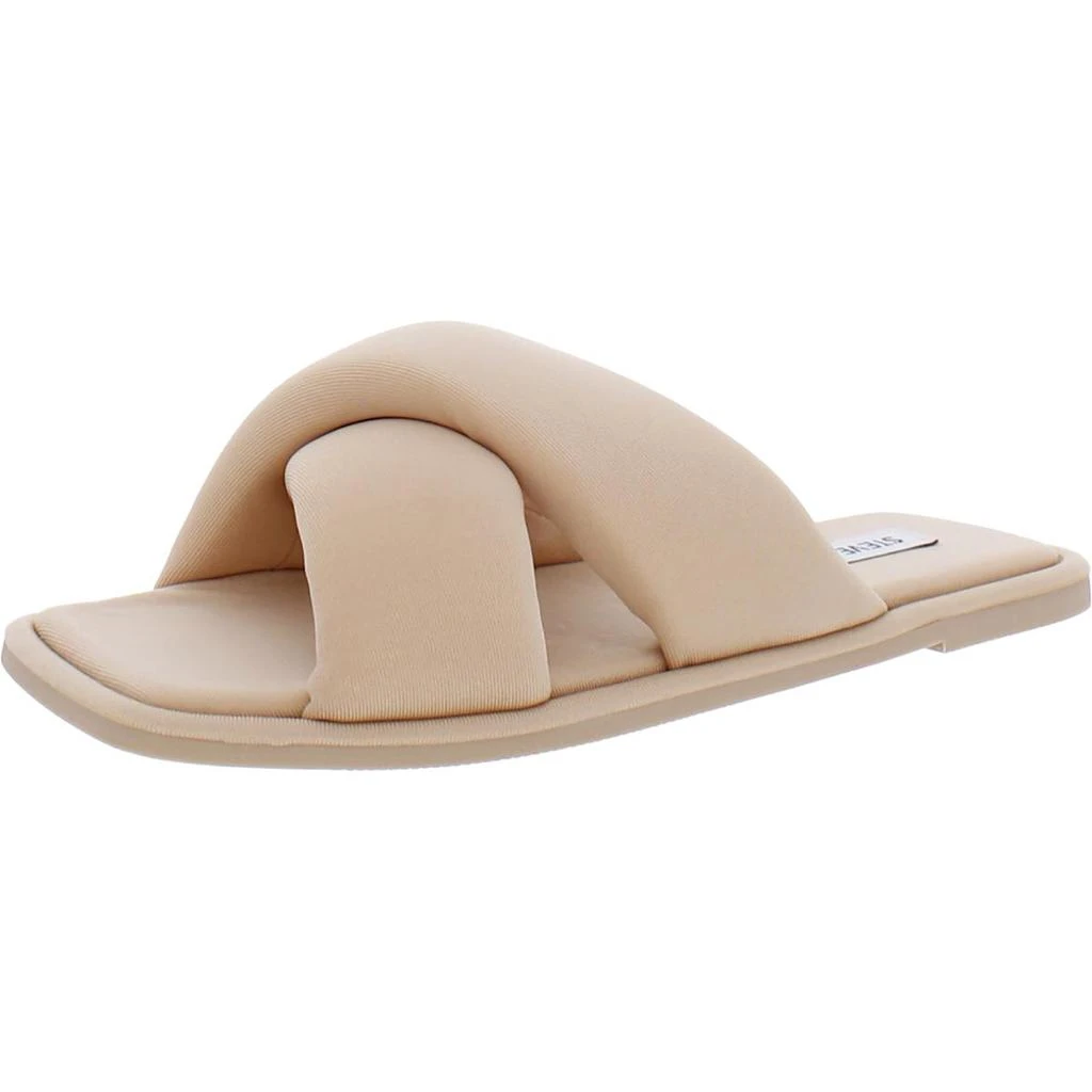 商品Steve Madden|Steve Madden Womens Dixie Slip-On Square Toe Slide Sandals,价格¥56,第2张图片详细描述