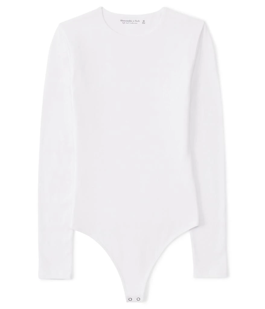 商品Abercrombie & Fitch|Long Sleeve Cotton Seamless Crew Neck Bodysuit,价格¥373,第1张图片