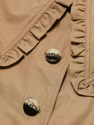 Ruffle Trim Puritan Collar Jacket商品第5张图片规格展示