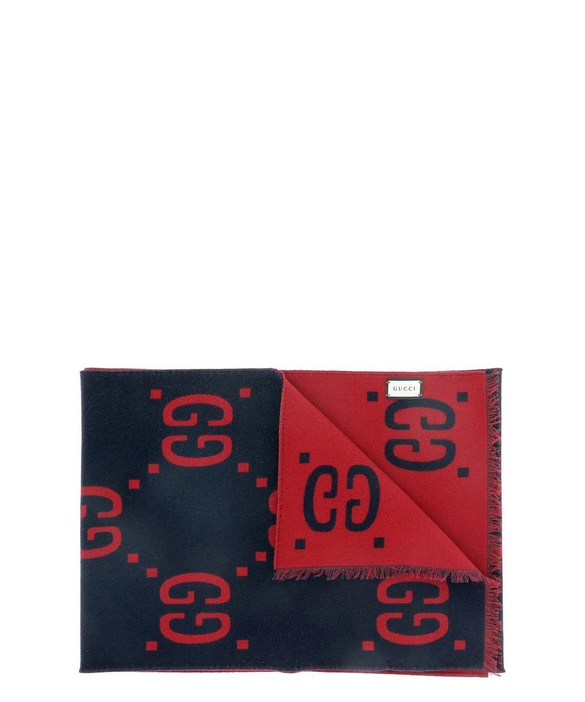 商品Gucci|Gucci GG Jacquard Scarf,价格¥3848,第2张图片详细描述