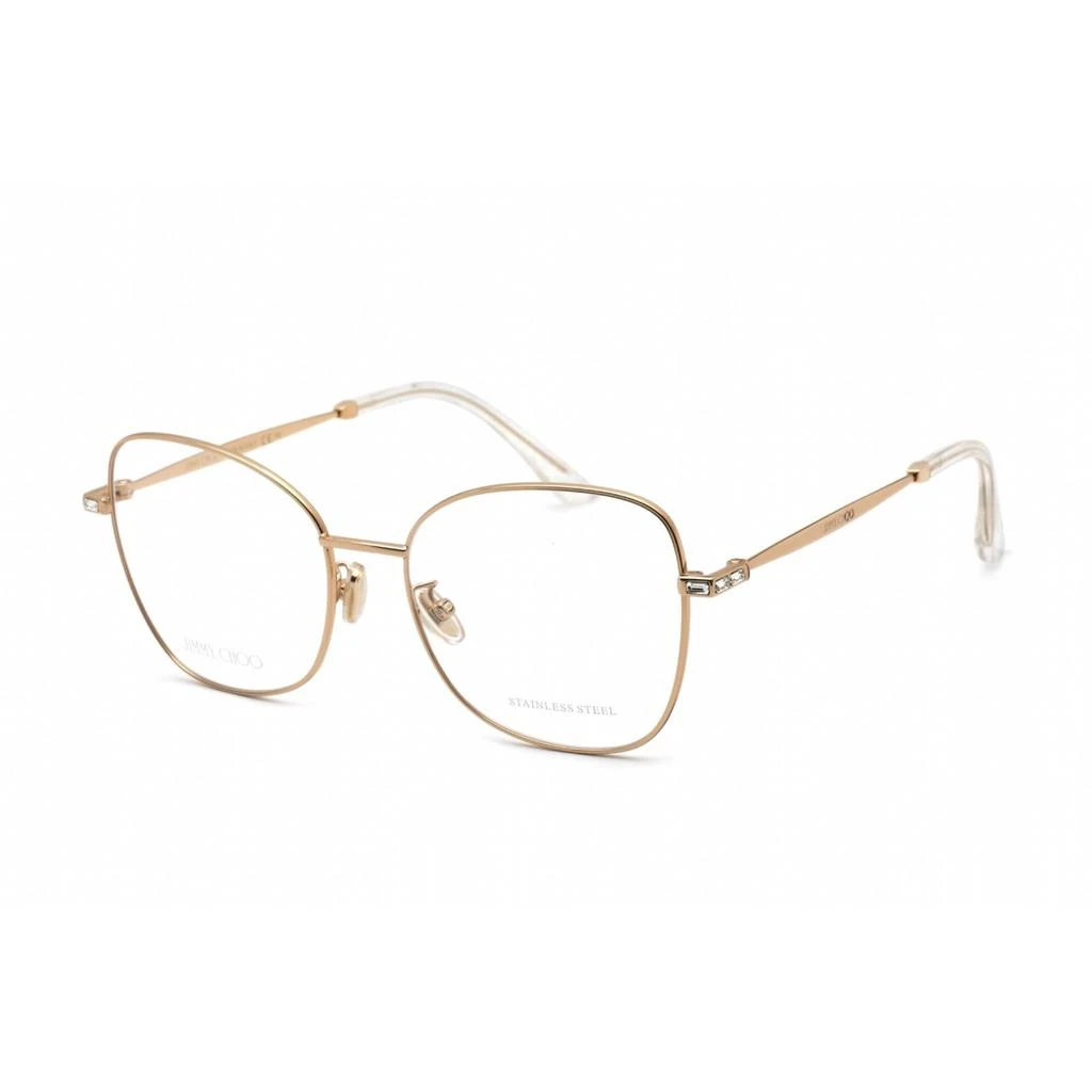商品Jimmy Choo|Jimmy Choo Women's Eyeglasses - Gold Metal Cat Eye Shape Frame | JC 286/G 0J5G 00,价格¥546,第1张图片