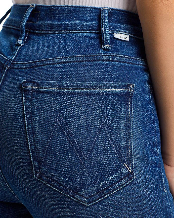 商品MOTHER|Petites Lil Hustler High Rise Flood Fray Jeans in Whatever You Want,价格¥789,第5张图片详细描述