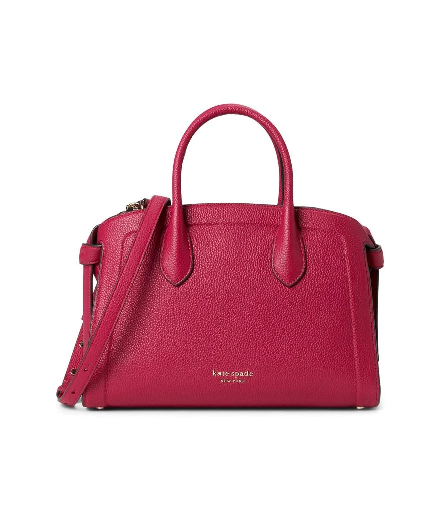 商品Kate Spade|Knott Color-Blocked Pebbled Leather Medium Zip Top Satchel,价格¥1814,第1张图片