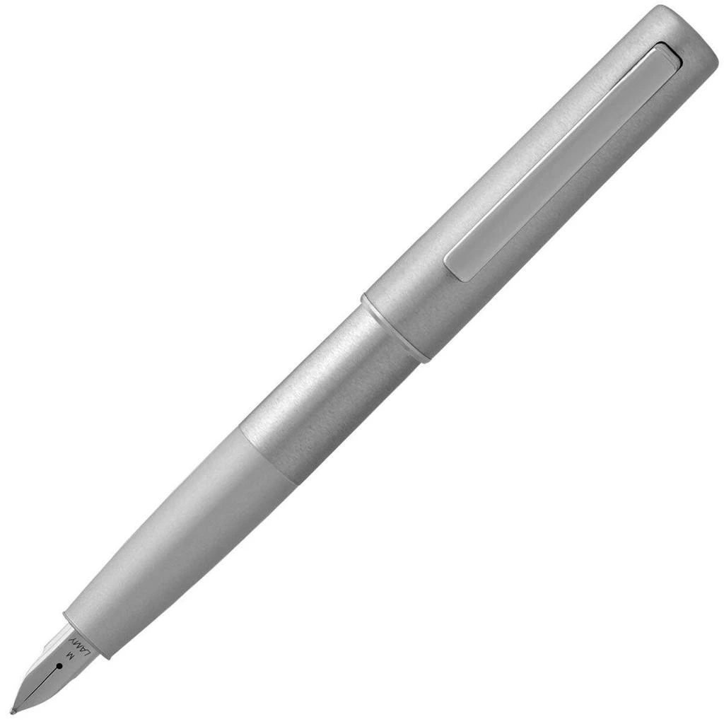 Lamy Fountain Pen - Aion Olive Silver Brushed Aluminum Snapped On 商品