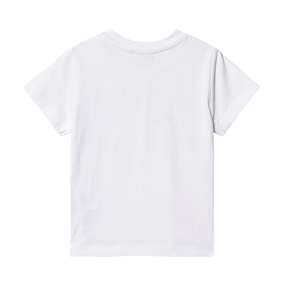 KENZO 男童白色标质印花T恤 KQ10638-01商品第2张图片规格展示