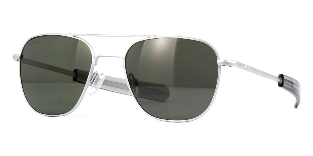 商品American Optical|American Optical Original Pilot C4 BT SM GNG-P Matte Silver Polarised,价格¥1784,第1张图片