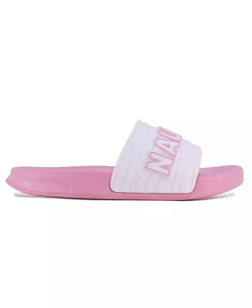 商品Nautica|Little and Big Girls Loch Pool Slip On Slides,价格¥78,第2张图片详细描述