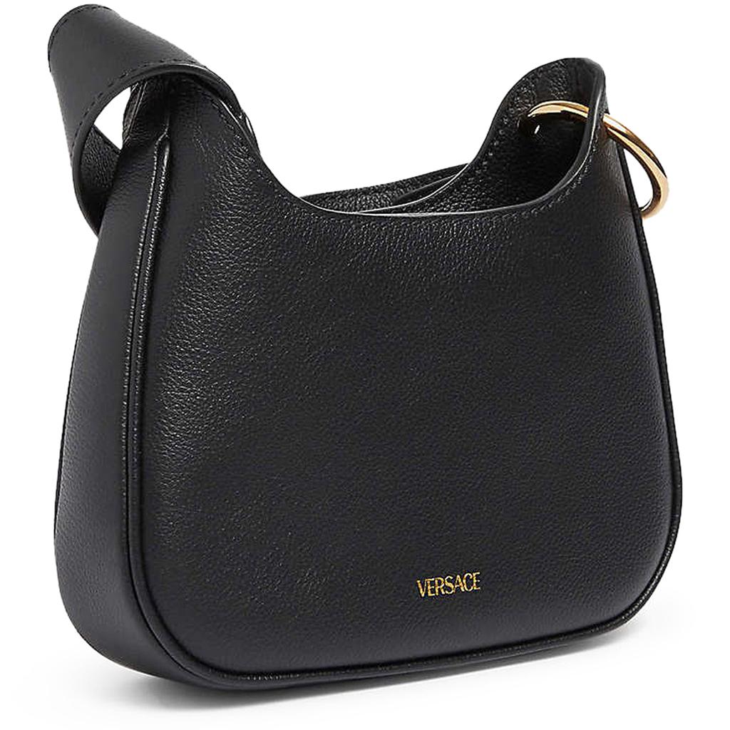 Versace La Medusa Small Leather Black Shoulder Bag商品第2张图片规格展示