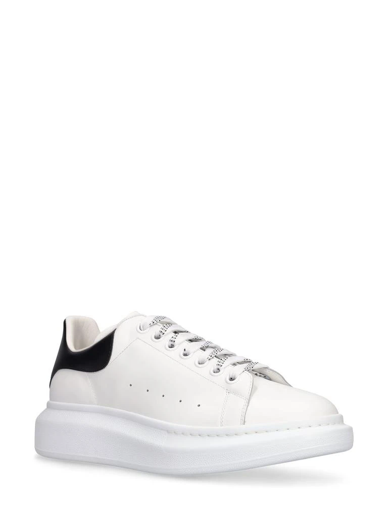 商品Alexander McQueen|45mm Oversized Leather Sneakers,价格¥4509,第2张图片详细描述