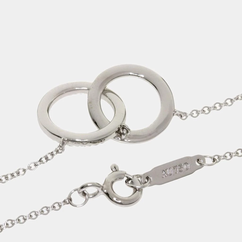 商品[二手商品] Tiffany & Co.|Tiffany & Co. Double Interlocking Circles 18K White Gold Diamond Necklace,价格¥12200,第2张图片详细描述