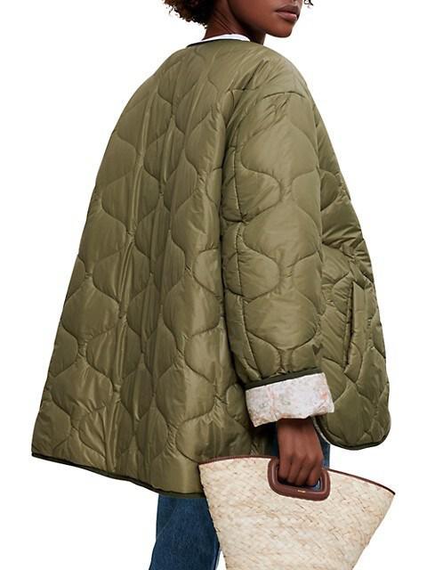 商品Maje|Brandino Reversible Liner Jacket,价格¥2078,第6张图片详细描述