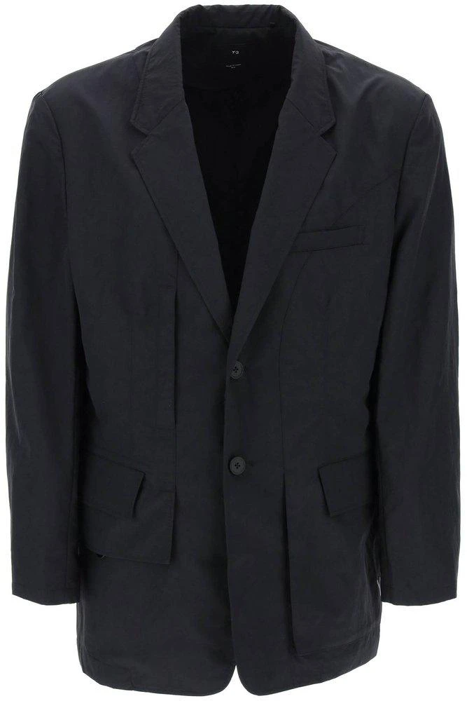 商品Y-3|Y-3 Crinkle Single-Breasted Blazer,价格¥1558,第1张图片