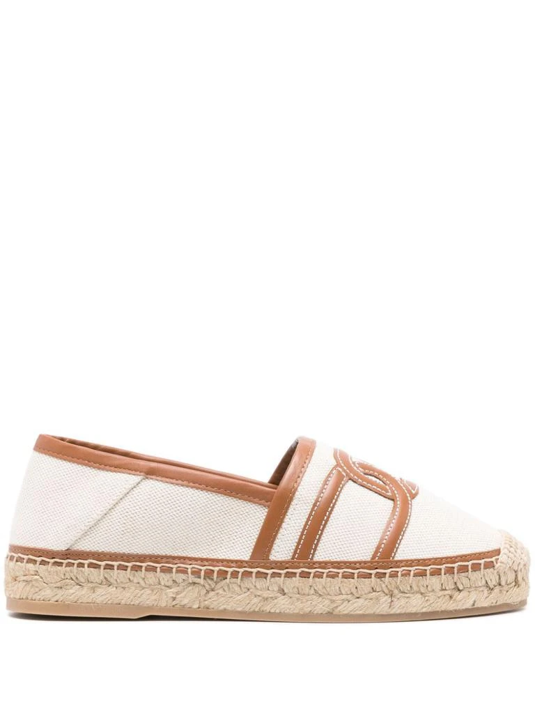 商品Tod's|TOD'S - Canvas And Leather Espadrilles,价格¥2857,第1张图片