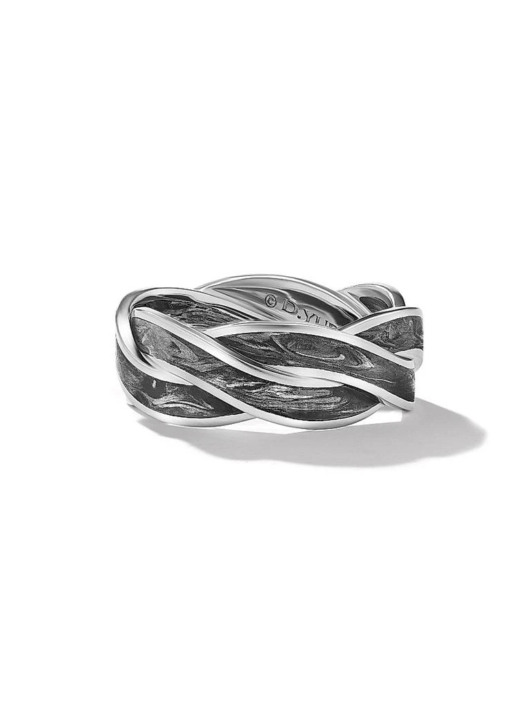 商品David Yurman|DY Helios™ Band Ring in 18K White Gold,价格¥31021,第1张图片