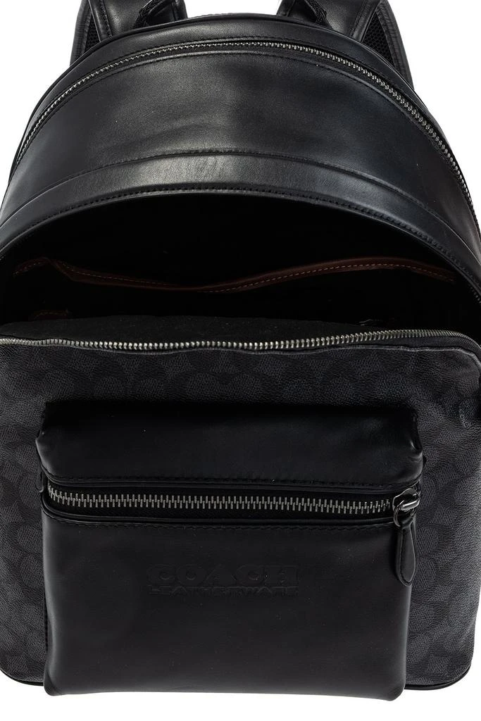 商品Coach|Coach Charter Monogram Pattern Zipped Backpack,价格¥3575,第4张图片详细描述